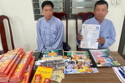 Mặc áo phật tử, 2 người mạo danh nhà chùa để bán nhang, kêu gọi quyên góp