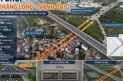 Hình ảnh giải phóng mặt bằng 'thần tốc' cho dự án hầm chui Tây Thăng Long