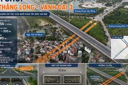 Hình ảnh giải phóng mặt bằng 'thần tốc' cho dự án hầm chui Tây Thăng Long