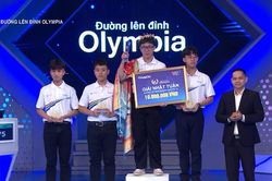 Nam sinh THPT chuyên Sơn Tây xuất sắc thắng cuộc thi Tuần Olympia 2026