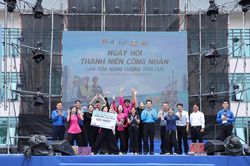 Nhiều hoạt động ý nghĩa tại Ngày hội 'Thanh niên công nhân - Lan tỏa năng lượng tích cực'