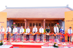 Hoàn thành tôn tạo Di tích nhà thờ và mộ đồng chí Hồ Tùng Mậu