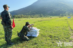Bộ CHQS tỉnh Tây Ninh kiểm tra bắn đạn thật và diễn tập chiến thuật cho các đại đội