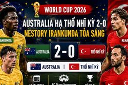[INFOGRAPHIC] Australia đánh bại Thổ Nhĩ Kỳ 2-0 nhờ Irankunda và Metcalfe