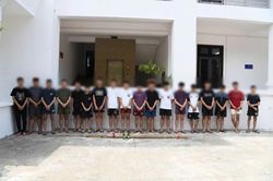 Ngăn chặn 18 thanh thiếu niên gây rối trật tự công cộng ở Phú Thọ