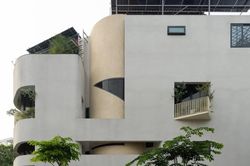 Ngôi nhà ấn tượng trong thế đất hình tam giác