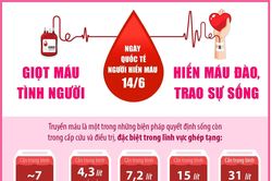 Ngày Quốc tế Người hiến máu 14/6: Giọt máu tình người - Hiến máu đào, trao sự sống