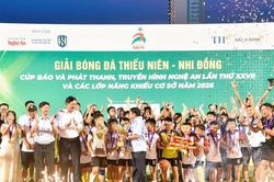 Bế mạc Giải Bóng đá Thiếu niên - Nhi đồng Cúp Báo và phát thanh, truyền hình Nghệ An lần thứ 27