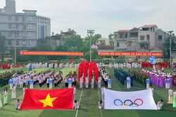 Khai mạc Đại hội Thể dục thể thao xã Hiệp Hòa lần thứ I