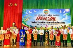 Hội Nông dân phường Tân Tiến tiên phong thi tuyên truyền viên giỏi