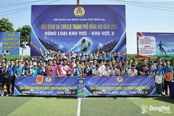 Khai mạc giải bóng đá công nhân viên chức, lao động thành phố Đồng Nai năm 2026