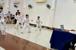 Gia Lai: 167 võ sinh tham gia kỳ thi nâng đai môn taekwondo