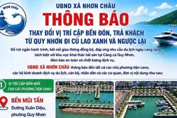 Từ 15-6, cano đi Nhơn Châu chuyển sang cập bến Mũi Tấn