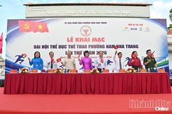 Khai mạc Đại hội Thể dục thể thao phường Nam Nha Trang