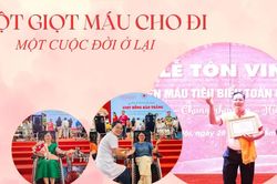 Một giọt m&aacute;u cho đi, một cuộc đời ở lại