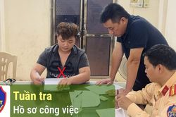 Thanh Hóa: Xử lý tài xế ô tô tông Cảnh sát giao thông rồi kéo lê gần 300 mét