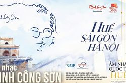 Tối nay diễn ra đêm nhạc 'Huế - Sài Gòn - Hà Nội'