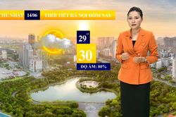 Dự báo thời tiết sáng | 14/06/2026