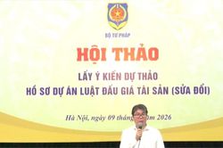 Hoàn thiện thể chế đấu giá tài sản, nâng cao hiệu quả khai thác nguồn lực