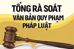 Thực hiện nghi&ecirc;m t&uacute;c, hiệu quả việc tổng r&agrave; so&aacute;t hệ thống văn bản quy phạm ph&aacute;p luật