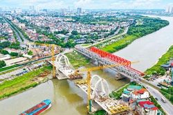 Cầu Đuống mới trên chặng 'nước rút'