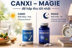 Canxi v&agrave; magie n&ecirc;n uống l&uacute;c n&agrave;o để ph&aacute;t huy tối đa hiệu quả?