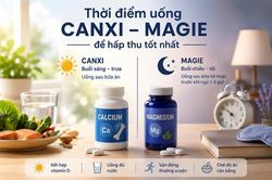 Canxi v&agrave; magie n&ecirc;n uống l&uacute;c n&agrave;o để ph&aacute;t huy tối đa hiệu quả?