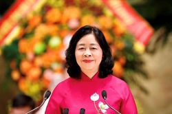 Chủ tịch Bùi Thị Minh Hoài gửi thư chúc mừng Nhân dịp Đại lễ Tam hợp của Phật giáo Tứ Ân Hiếu Nghĩa năm 2026