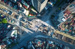 Hiện trạng giao thông ngã tư Láng Hạ - Đê La Thành sau điều chỉnh