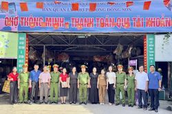 Đông Sơn ra mắt mô hình 'Chợ thông minh - thanh toán qua tài khoản'