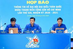 Đại hội Đoàn toàn quốc lần thứ XIII diễn ra vào ngày 24-25/6