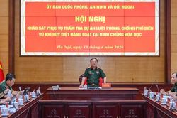 Thẩm tra Dự thảo Luật Phòng, chống phổ biến vũ khí hủy diệt hàng loạt
