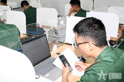 Các loại máy tính được mang vào phòng thi đánh giá năng lực của Bộ Quốc phòng