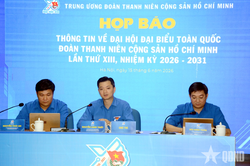 Đại hội Đoàn toàn quốc lần thứ XIII, nhiệm kỳ 2026-2031 diễn ra từ ngày 24 đến 25-6-2026