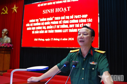 Bộ CHQS TP Hải Phòng: Sinh hoạt chính trị 'chỉnh huấn' theo Chỉ thị số 76 của Bộ trưởng Bộ Quốc phòng