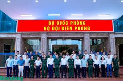 L&atilde;nh đạo tỉnh Cao Bằng thăm, l&agrave;m việc tại Bộ Tư lệnh Bộ đội Bi&ecirc;n ph&ograve;ng