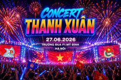 Bùng nổ cảm xúc ở concert Thanh xuân 2026