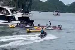 Hải Phòng: Tàu chở khách du lịch va chạm trên vịnh Lan Hạ khiến một người tử vong