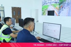 B&ecirc;n trong Trung t&acirc;m điều h&agrave;nh giao th&ocirc;ng tr&ecirc;n tuyến cao tốc qua H&agrave; Tĩnh