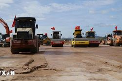 Chạy đua tiến độ tại dự án Sân bay Quốc tế Phù Cát