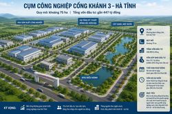 Hà Tĩnh chấp thuận đầu tư Cụm công nghiệp 75 ha