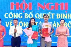 Xã Chiên Đàn kiện toàn tổ chức bộ máy