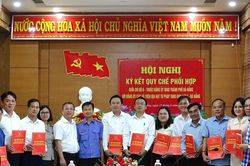 Ký kết quy chế phối hợp công tác giữa Tòa án nhân dân khu vực 6 với các địa phương