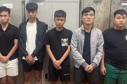 Bắt giữ 5 đối tượng tụ tập la hét, chửi bới để đòi nợ tại bán đảo Hải Minh