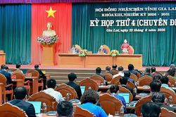 Khai mạc kỳ họp thứ 4 (chuy&ecirc;n đề) HĐND tỉnh Gia Lai kh&oacute;a XIII