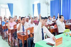 Kỳ họp chuyên đề HĐND xã Phước Hữu khóa XIII