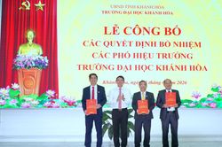 Bổ nhiệm các Phó Hiệu trưởng Trường Đại học Khánh Hòa
