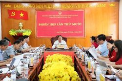 Phiên họp lần thứ mười Thường trực HĐND tỉnh khóa XVI