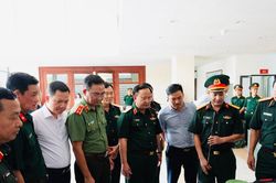 Đoàn khảo sát của Ủy ban Quốc phòng, An ninh và Đối ngoại làm việc với Binh chủng Hóa học, Bộ Quốc phòng