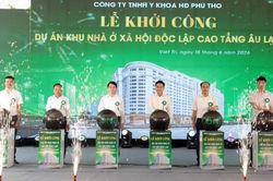 Phú Thọ khởi công dự án nhà ở xã hội 456 căn hộ tại phường Việt Trì